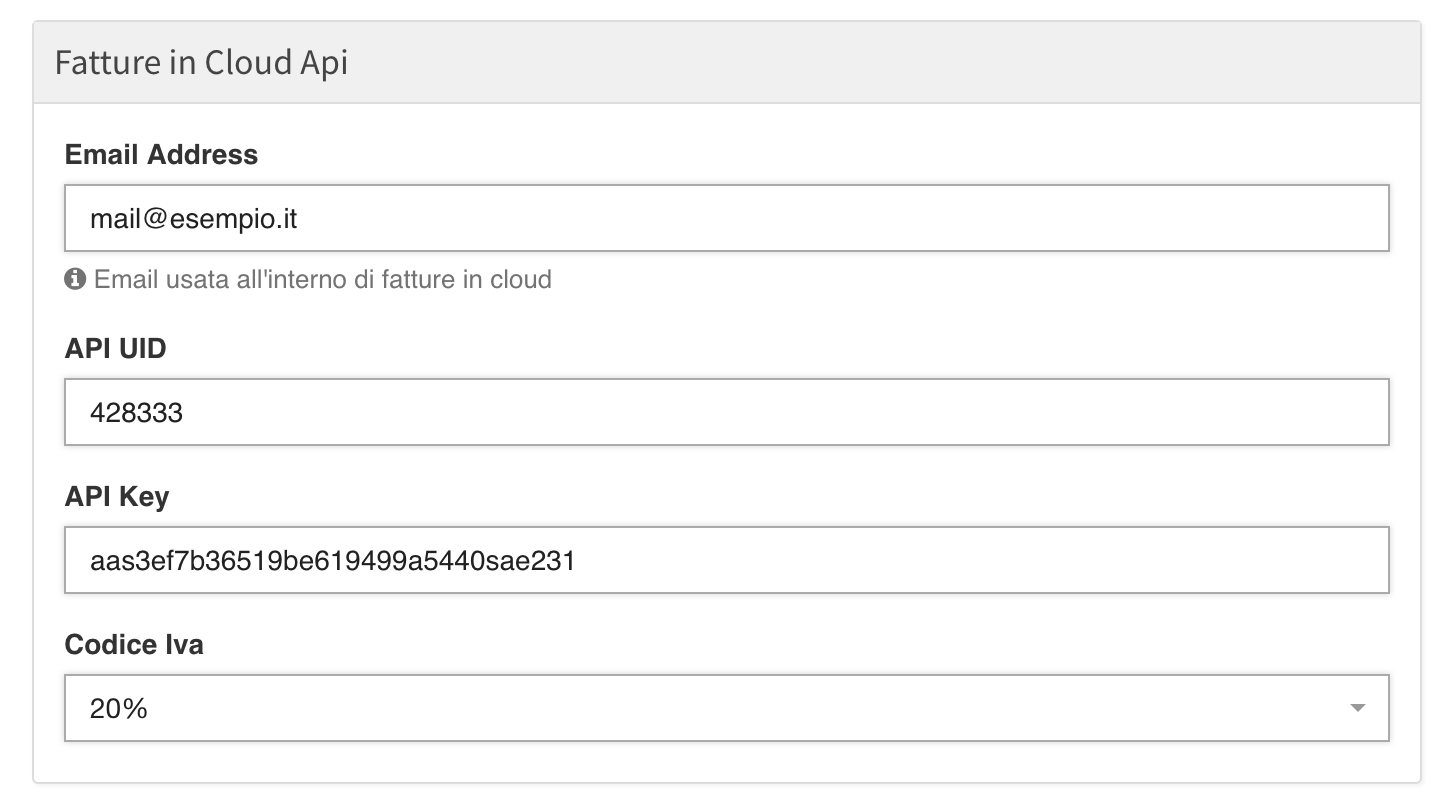 Fattura in cloud